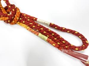 未使用品　正絹　手組帯締め